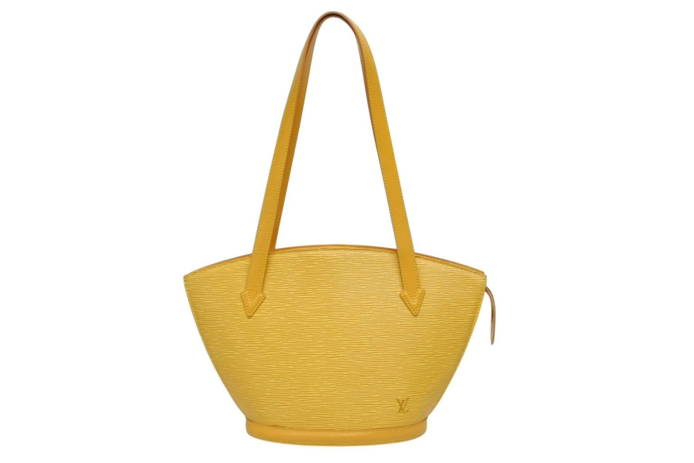 Louis Vuitton Saint Jacques Handbag Epi leather yellow